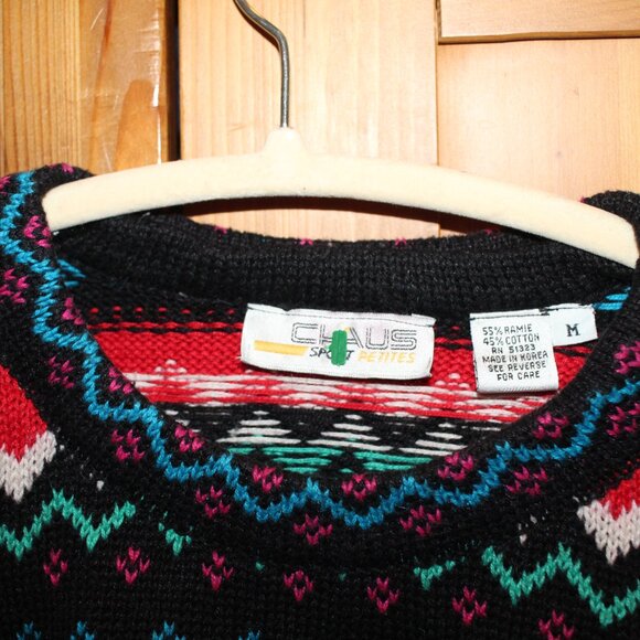 Vintage Petite Chaus Cotton Sweater SIze M Petite - Picture 5 of 9